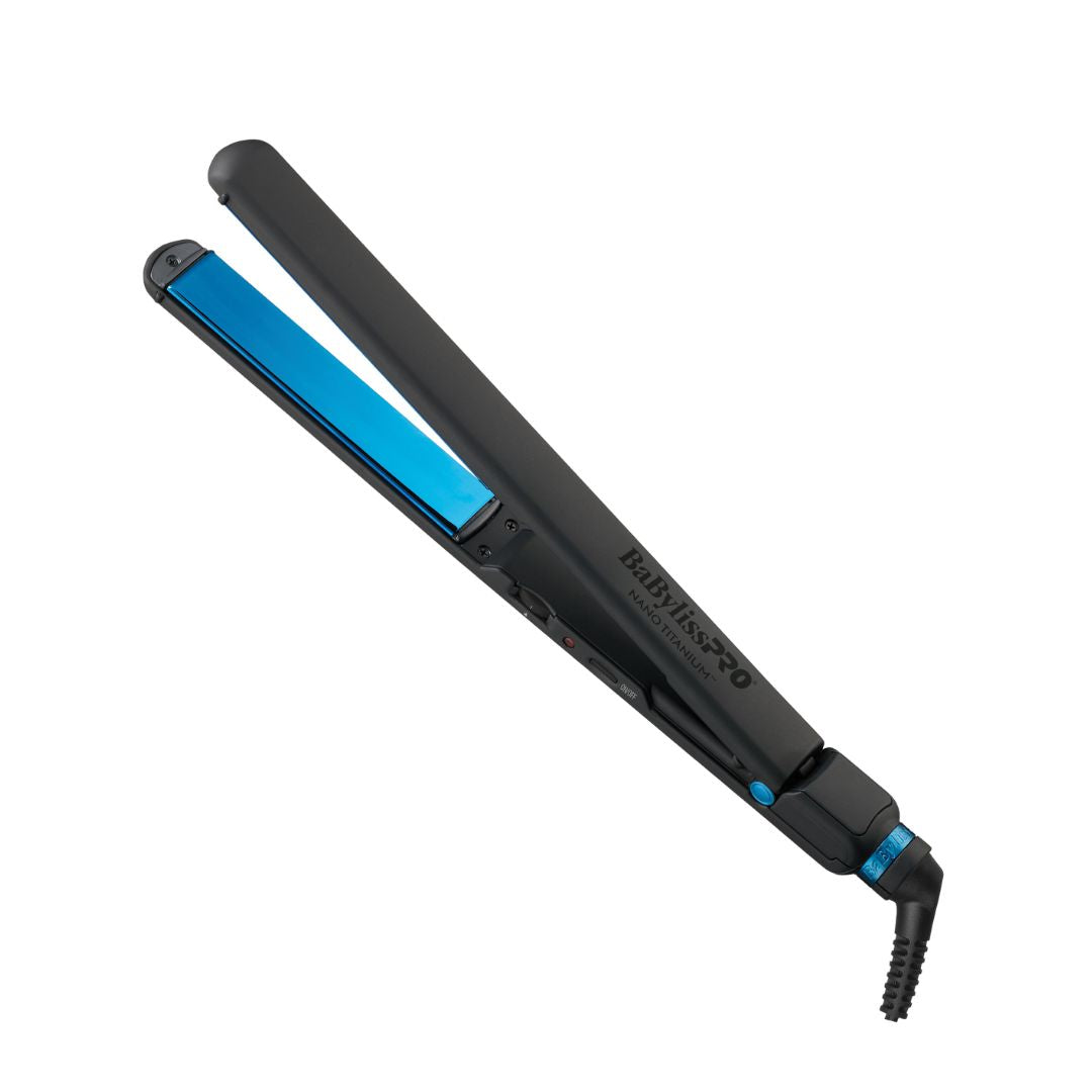 Fer Plat Mince De 1 po En Nano-Titane Bleu Nuit